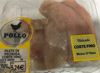 Filete de Pechuga Corte Fino