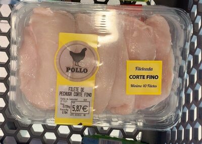 Filete de pechuga corte fino