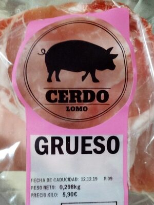 Lomo de cerdo grueso