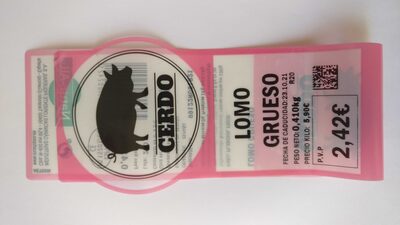 Lomo grueso de cerdo