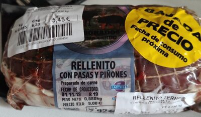 Relleno ternera front packaging