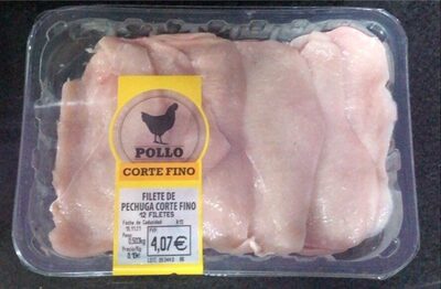 Filete de pechuga de pollo front packaging