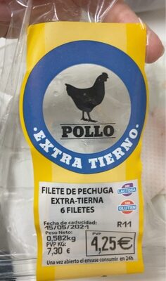 Pechuga pollo extra tierna