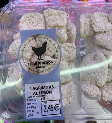 Lagrimitas al limon front packaging