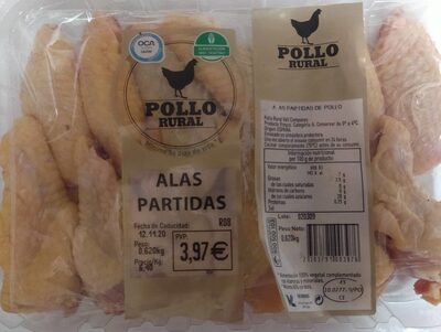 Alas partidas front packaging