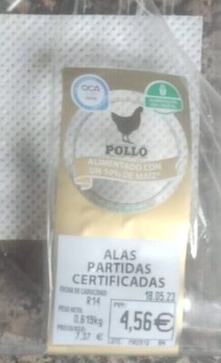Alitas de pollo