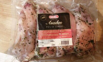 Pies de cerdo asados