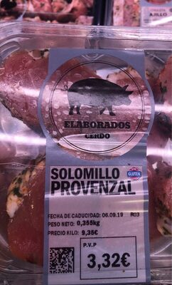 Solimillo provenzal front packaging