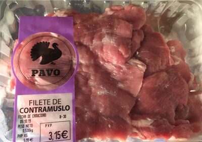 Filete contramuslo de pavo