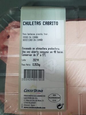 Chuletas Cabrito