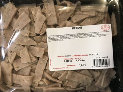 Kebab front packaging