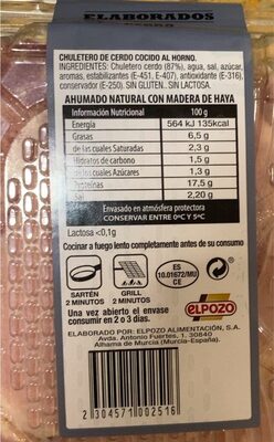 Chuletas de Sajonia front packaging