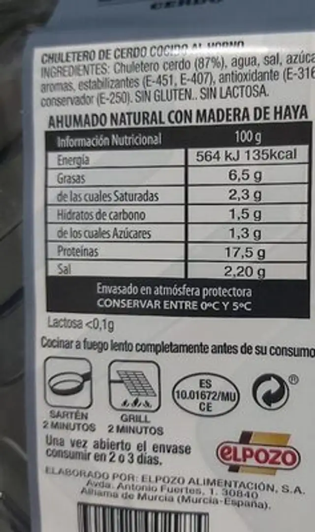 Chuletas de sajonia front packaging