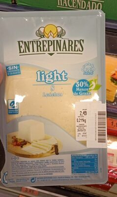 Queso light front packaging