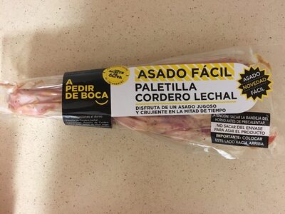 Paletilla cordero lechal