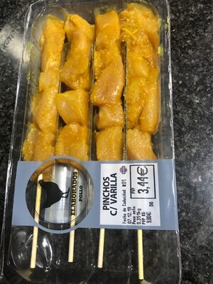 Pinchos c/ varila front packaging