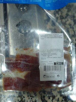 Serrano a cuchillo front packaging