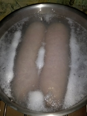 saucisson à cuire front packaging