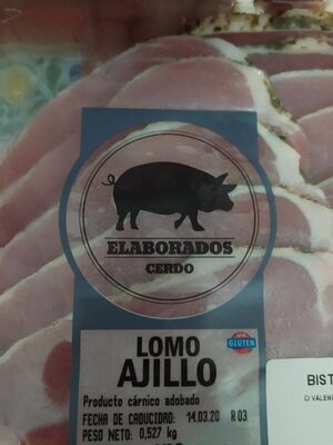Lomo de cerdo al ajillo