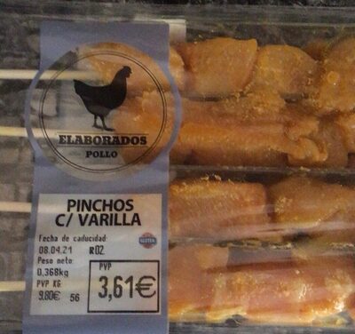 Pinchos c/varilla
