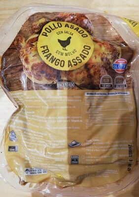 Pollo asado con salsa