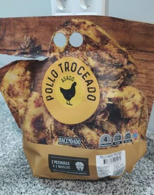 Pollo troceado asado front packaging