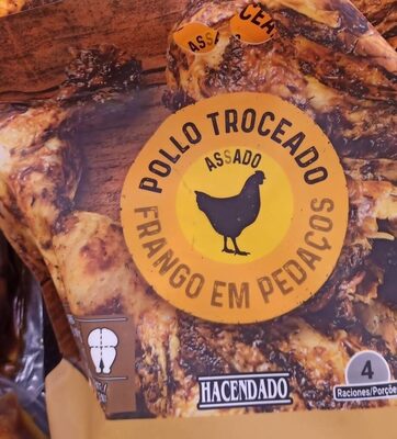 Pollo troceado asado
