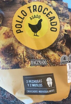 Pollo torceado asado