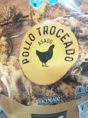 Pollo troceado asado