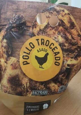 Pollo troceado asado