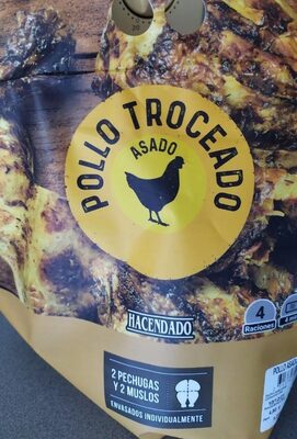 Pollo troceado asado