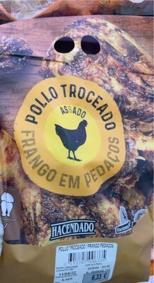 Pollo troceado asado