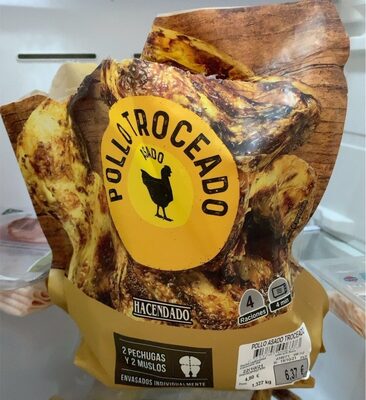 Pollo asado troceado