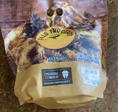 Pollo asado troceado