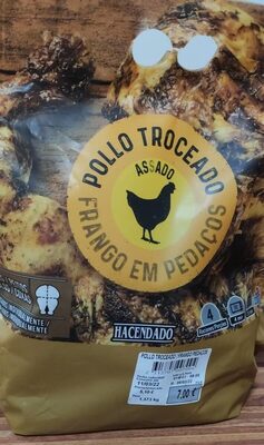 Pollo troceado asado