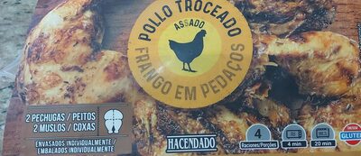 Pollo troceado asado