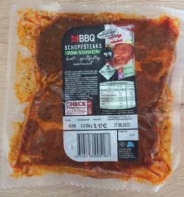 Schopfsteak von Schwein