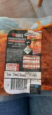 Karreesteaks Schwein