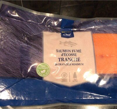 Saumon fumé d’Ecosse Tranché