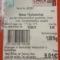 Hühner Filetschnitzel