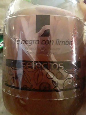 té negro con limón