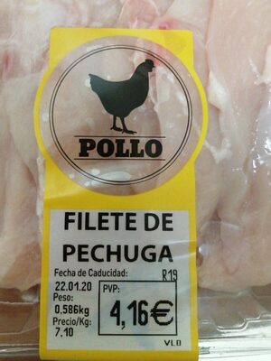 Filete pechuga de pollo