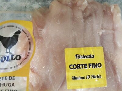 Filete de pechuga de pollo corte fino