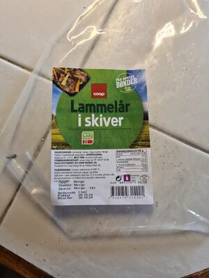 Lammelår i skiver