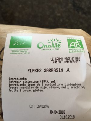Flakes de sarrasin