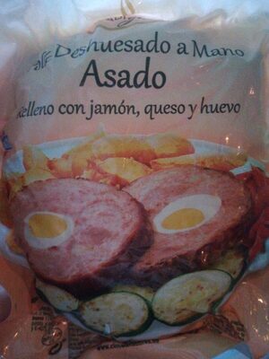 Pollo Deshuesado Relleno de Jamón, Queso y Huevo