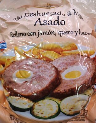 Pollo relleno de jamón, queso y huevo