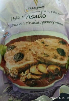 Pollo deshuesado a mano asado