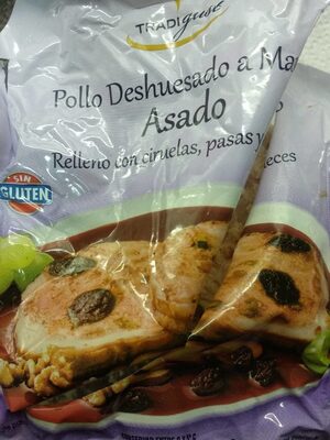 Pollo deshuesado a mano asado