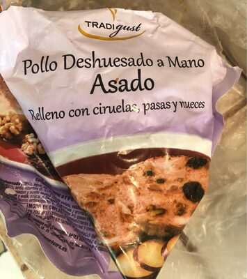 Pollo deshuesado a mano asado